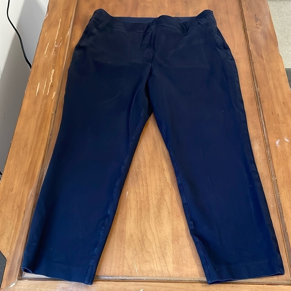 SPANX Cotton Blend Crop Pants Size XL